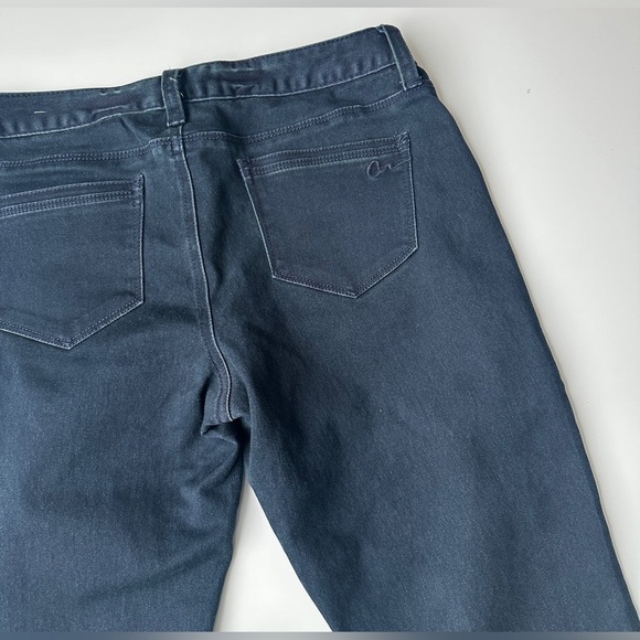 American Rag Cie Dark Blue Green Low Rise Skinny Soft Stretch Jeans Juniors 7R - Picture 6 of 10